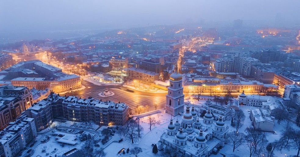 Киев вошел в топ-6  многоснежных городов Европы