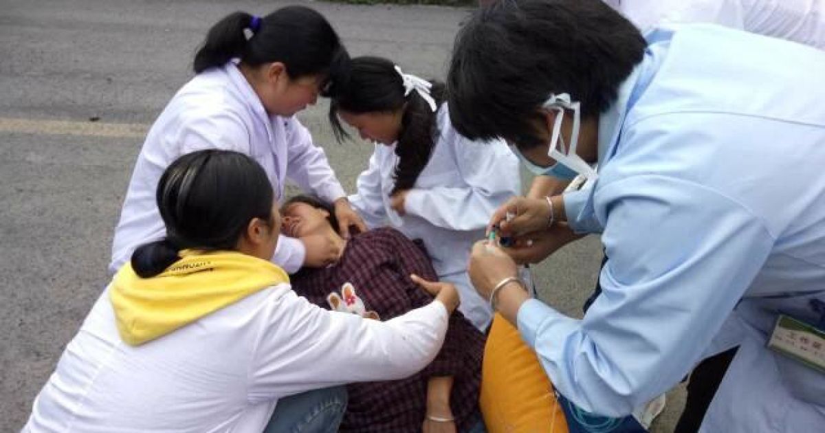 масштабний зсув у Китаї_3 / © Twitter/China news 中国新闻网