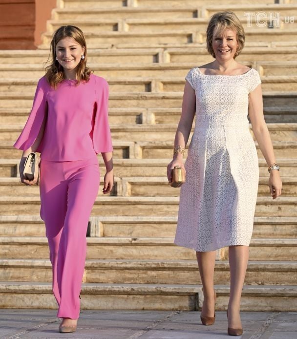 Принцесса Елизавета и ее мать королева Матильда / © Getty Images