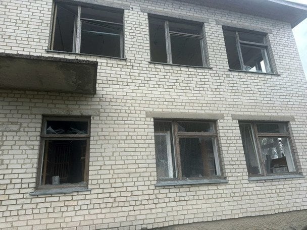 На Черкащині після атаки постраждав дитсадок. / © Голова Черкаської ОВА Ігор Табурець.