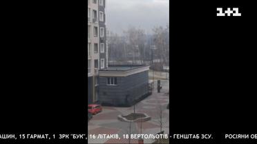 У Бучі пройшла колона ворожої бронетехніки та автомобілів