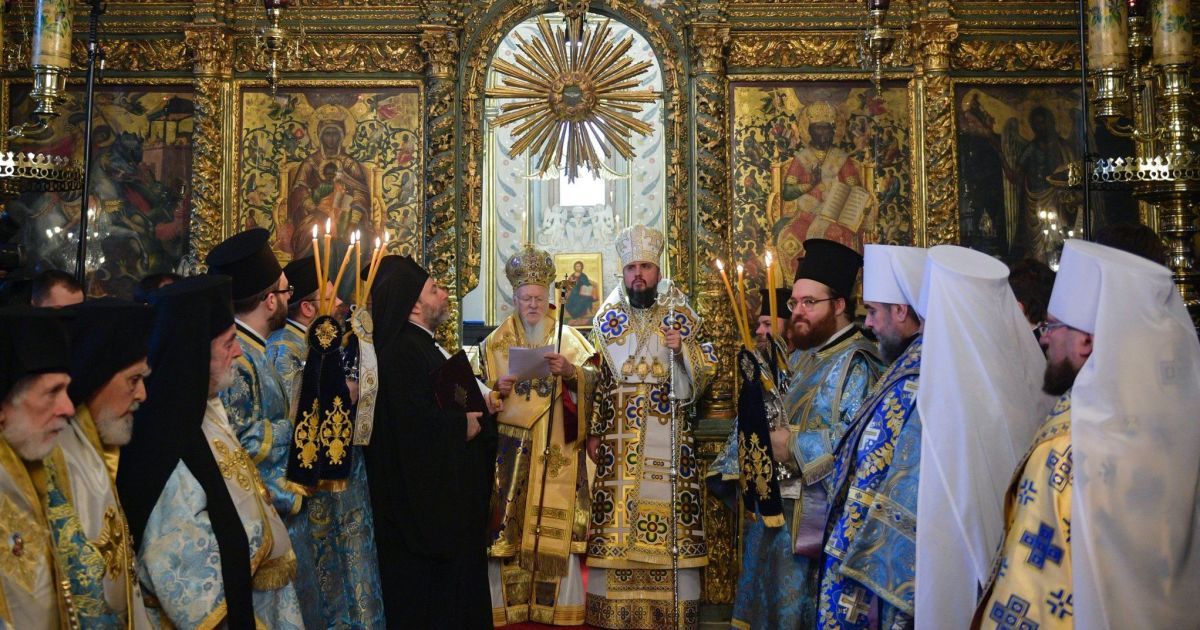 Патріарх Варфоломій та Митрополит Епіфаній / © twitter/Петро Порошенко