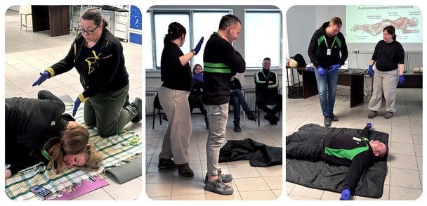 Тренінг з надання першої допомоги в ЛЕРУА МЕРЛЕН