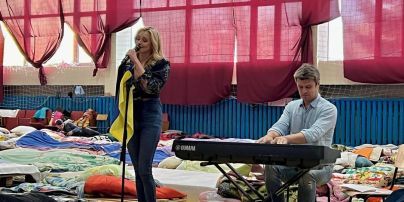 Ірина Федишин та Євген Хмара виступили для біженців у Львові: "Я співала, а люди плакали"