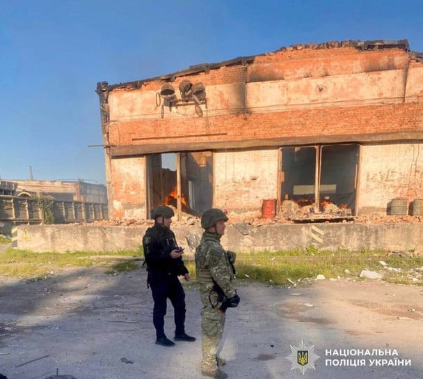 Наслідки атаки на Київську область у ніч проти 23 червня / © Національна поліція Київської області