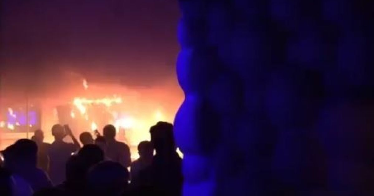 З'явилися відео пожежі у львівському нічному клубі