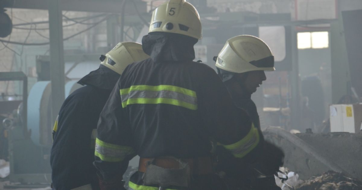 пожежа на шпалерному заводі в Дніпрі_4 / © Главное управление ГСЧС в Днепропетровской области