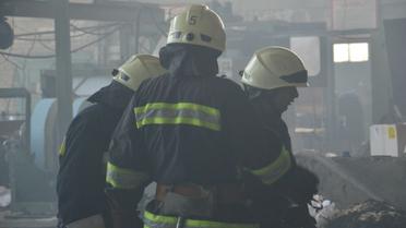 пожежа на шпалерному заводі в Дніпрі_4 / © Головне управління ДСНС у Дніпропетровській області