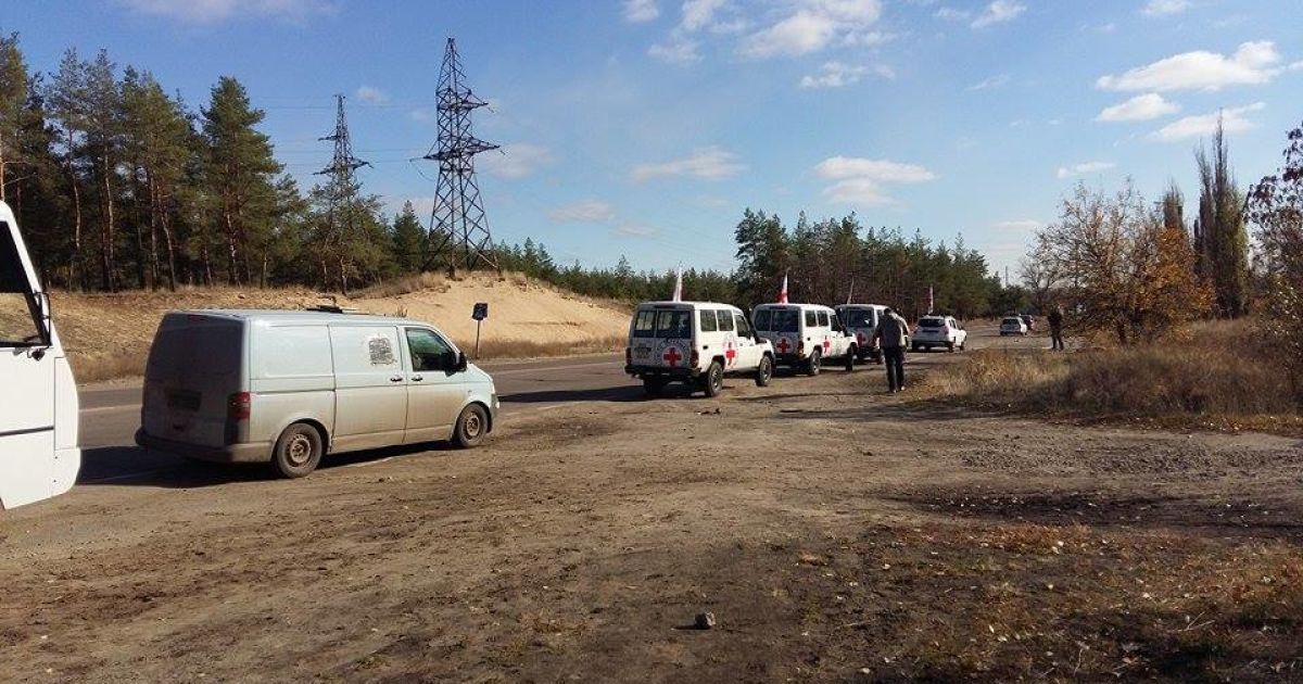 Обмін полоненими поблизу Щастя_2 / © Фото Натальи Нагорной/ТСН