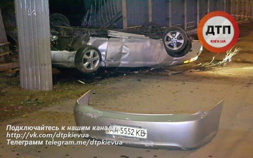 Внаслідок аварії загинула пасажирка / © dtp.kiev.ua