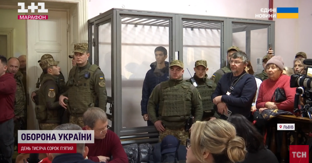Суд по делу убийства Фарион/Скриншот по видео ТСН