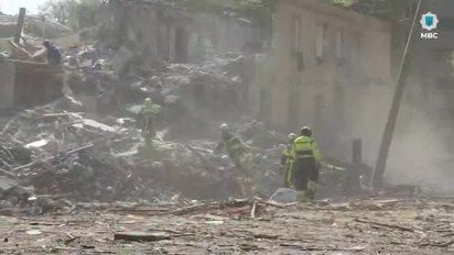 Клименко посетил место удара по дому в Святошинском районе столицы
