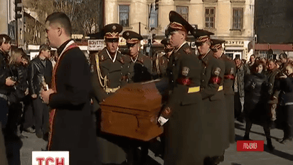 У Львові попрощалися з бійцем АТО Володимиром Трушем