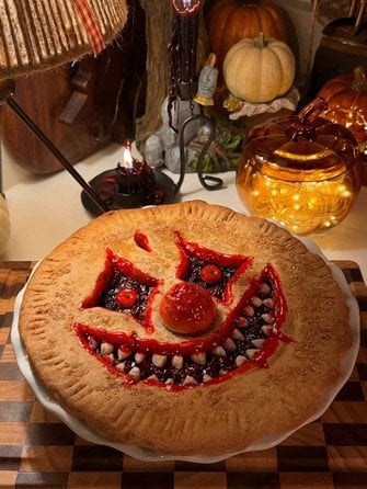 Пирог с вишней instagram.com_albinasveganfood