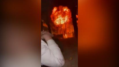 Поліція опублікувала відео повторного удар "Шахедами" по Харкову