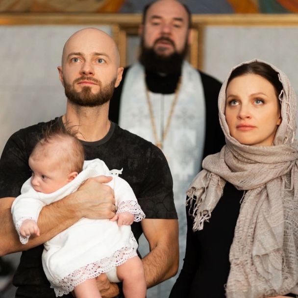 Хрещення сина Анатолія Анатоліча / © instagram.com/yulattt