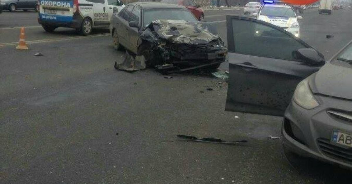 аварія у Києві на Соборному проспекті_6 / © dtp.kiev.ua