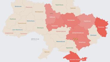 Повітряна тривога шириться Україною