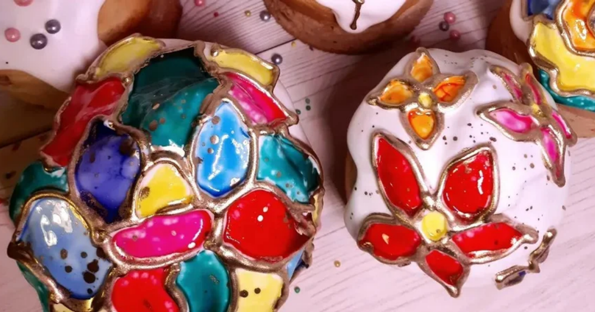 Витражная глазурь для паски: рецепт