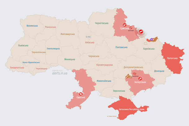 Ворог атакує Україну БпЛА: куди прямують цілі