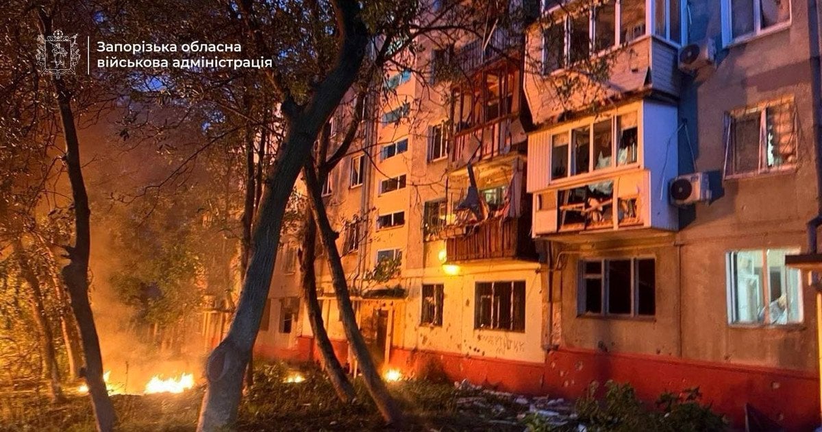 Наслідки атаки на Запоріжжя