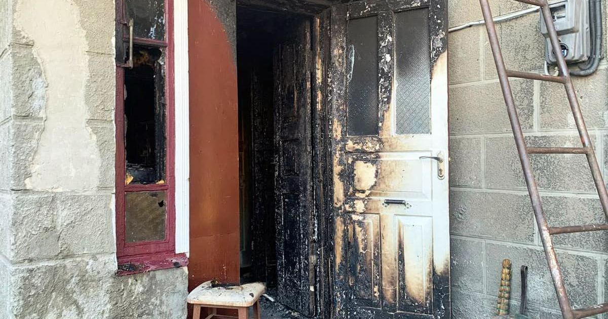 На місці пожежі