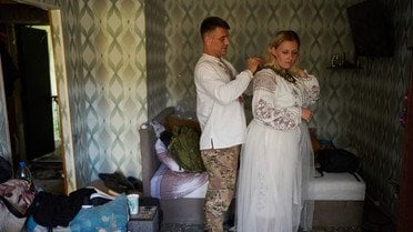 одруження пари Рижак після атаки_5 / © Associated Press