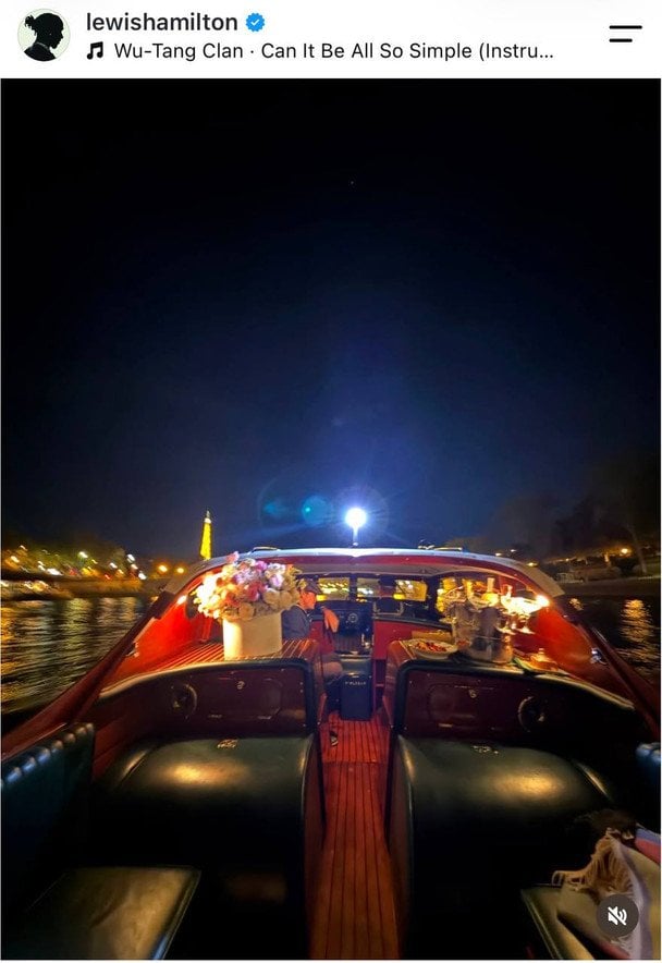 Побачення Кім Кардашян і Льюїса Гемілтона, фото: instagram.com/lewishamilton