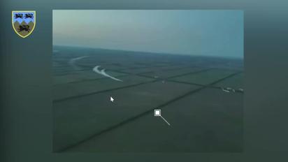 Военные показали очередной удар по оккупантам