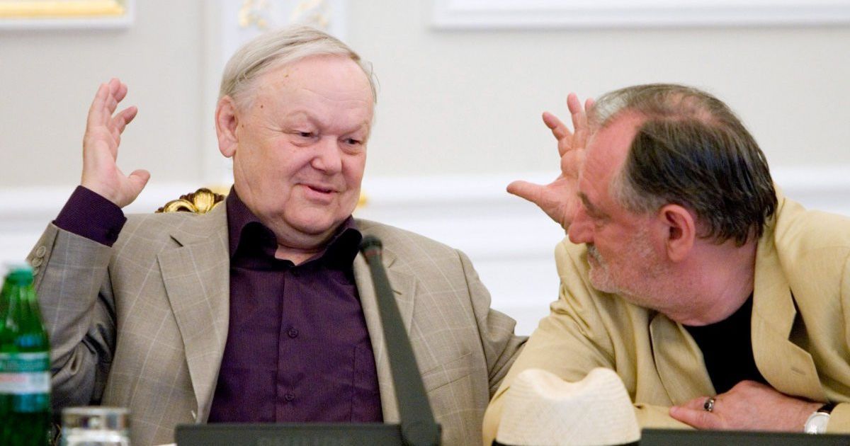 Борис Олійник (ліворуч) і Богдан Ступка (праворуч) / © УНІАН