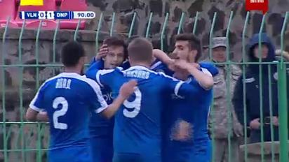 Волинь - Дніпро - 0:1. Відео голу Чеберка