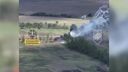 ЗСУ дроном знищили російську БМП