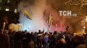Річниця розгону Майдану. У Києві в урядовому кварталі зібралися три сотні активістів зі смолоскипами