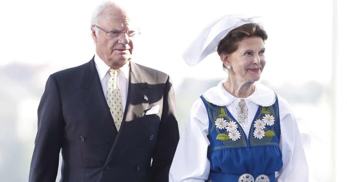 Король Карл Густав и королева Сильвия