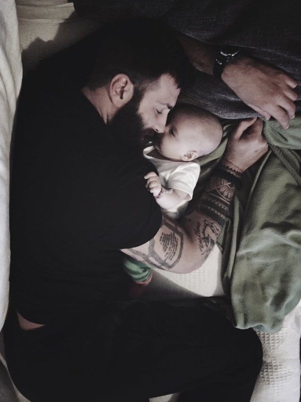 Даниэль Салем с дочерью / © instagram.com/daniel_jihad_salem