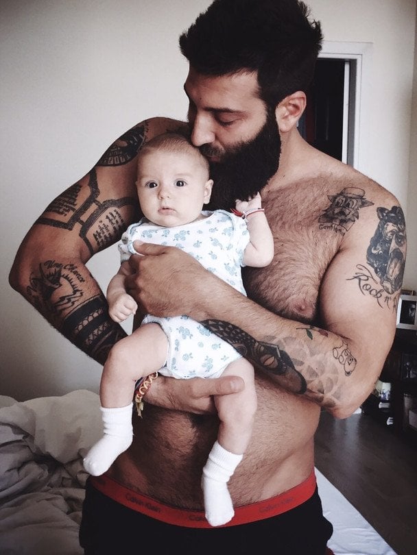 Даниэль Салем с дочерью / © instagram.com/daniel_jihad_salem