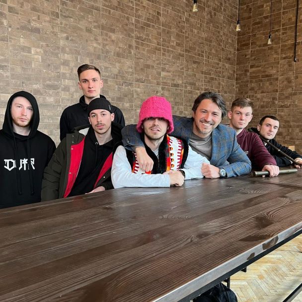 Сергей Притула и Kalush Orchestra / © instagram.com/siriy_ua