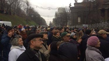Митинг Саакашвили / © Украинская правда/Роман Кравец