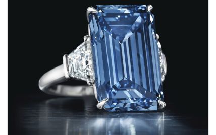 Найбільший блакитний діамант виставлений на аукціон за 45 млн дол