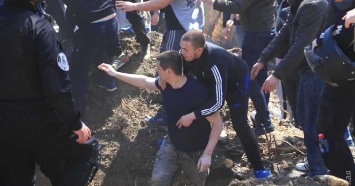 Сутички в Одесі на будмайданчику_9 / © Думская