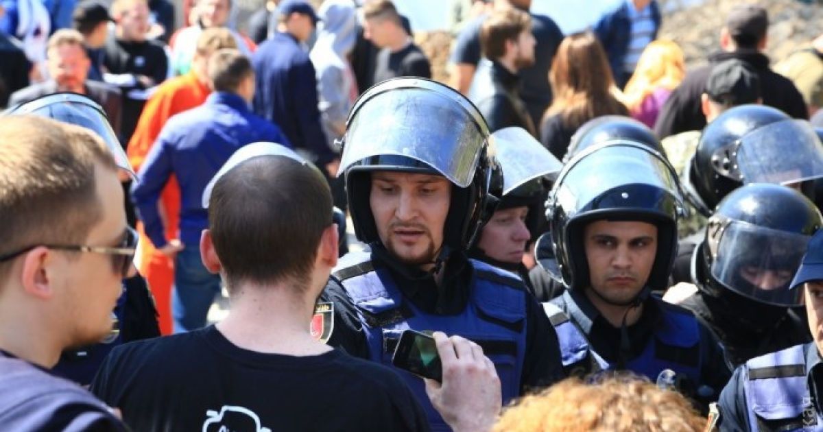 Сутички в Одесі на будмайданчику_12 / © Думская