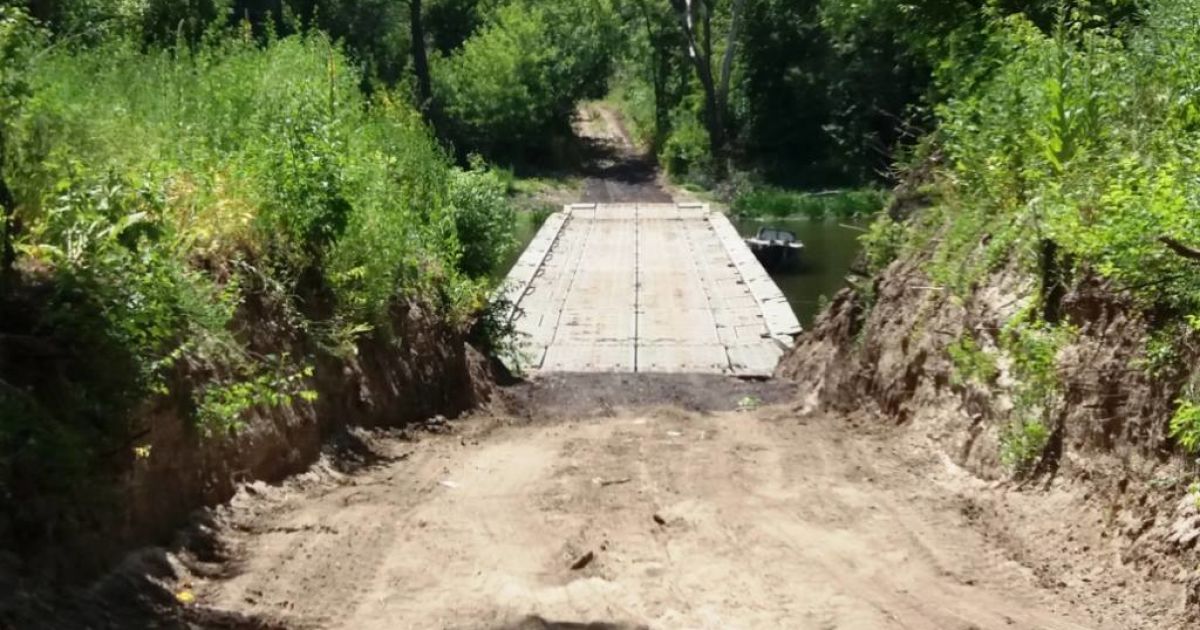 понтонний міст через Сіверський Донець_9 / © Facebook/прес-центр штабу АТО