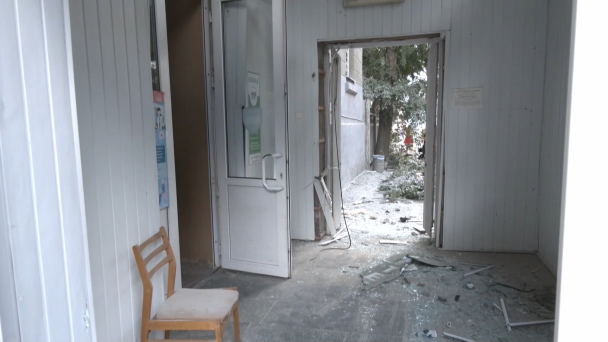 Наслідки удару по поліклініці