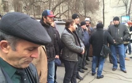 Далекобійники-мітингувальники прийшли під стіни адміністрації Путіна