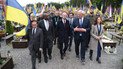 Andriy Sybiha and delegations of EU countries in Lviv, May 9