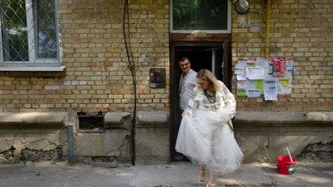одруження пари Рижак після атаки_4 / © Associated Press