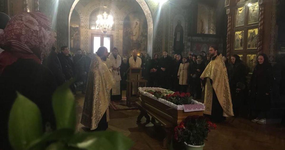 Телеведучого Олеся Терещенка відспівали у Свято-Троїцькому соборі Іонинського монастиря