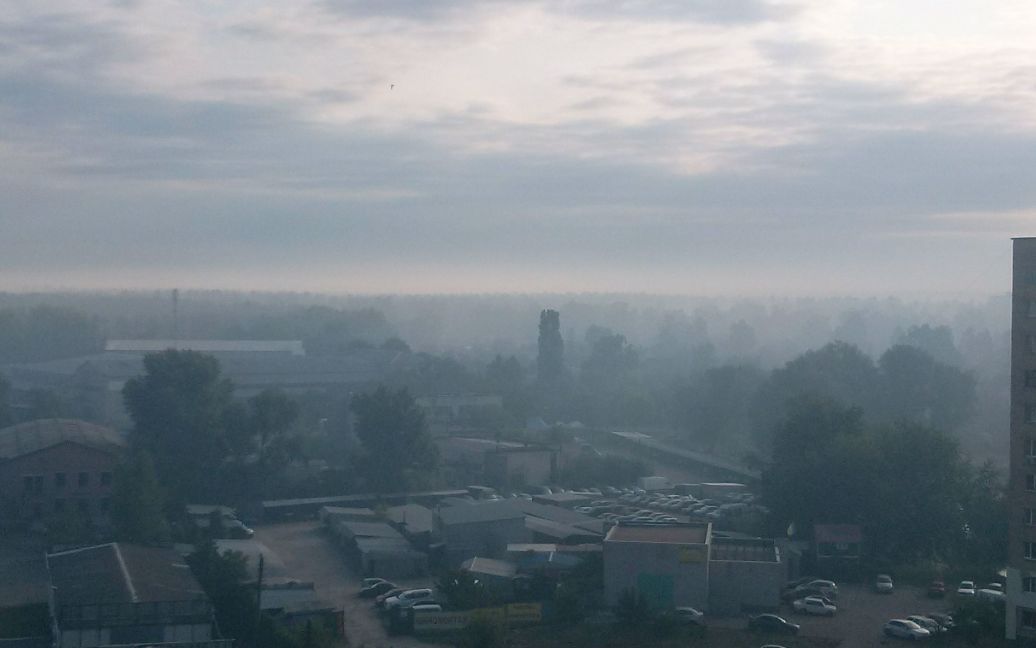 ДВРЗ затягнуло димом / © ТСН.ua