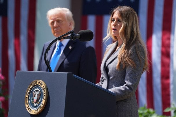 Меланія Трамп виступила з промовою під час підписання закону / © Associated Press