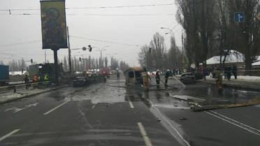 дтп на заболотного від поліції_2 / © facebook.com/Патрульна-поліція-України
